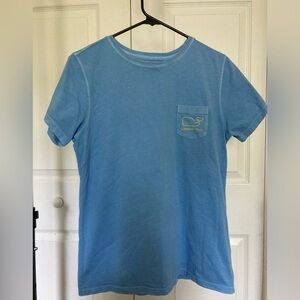 Light Blue and Yellow Whale Vineyard Vines Women’s T-shirt medium